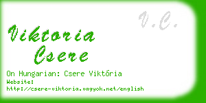 viktoria csere business card